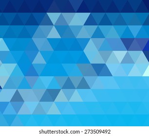 Vector Abstract geometric background with triangles
