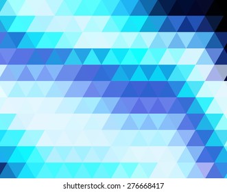 Vector Abstract geometric background with triangles