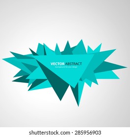 Vector abstract geometric background with triangles