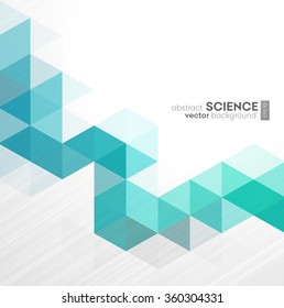 Vector Abstract geometric background with triangles - For business, corporate design, cover, booklet, brochure.