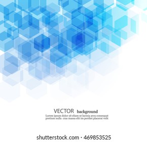 Vector abstract geometric background.Design brochure template