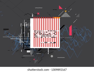 Vector, abstract geometric backgrounds