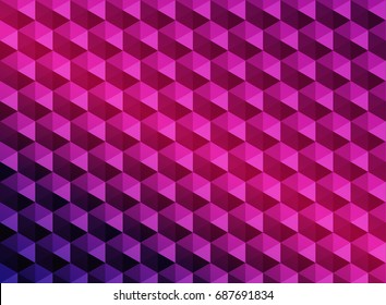 Vector abstract geometric banner with Hexagon and Triangle. For business and technology brochure, poster, leaflet and other decoration design.