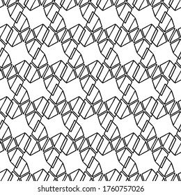 Abstrakte geometrische Vektorgrafik   schwarz-weißer transparenter Muster, Hintergrund 