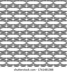 Vector abstract geometric   black and white transparent pattern background tile 