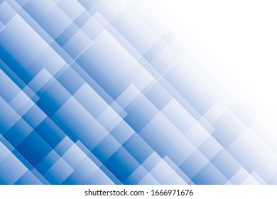 Vector abstract geometric blue and white color background. 