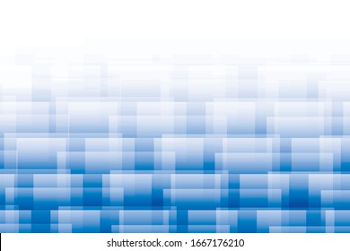 Vector abstract geometric blue and white color background. 