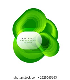 Vector abstract geometric bubble banner created with round shapes. Trendy simple button. Illustration For Wallpaper, Banner, Background, Card, Book Illustration, landing page