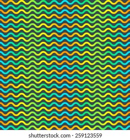 vector abstract geometric color optical illusion psychedelic wave seamless pattern 