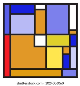 Vector abstract geometric colorful background. Memphis, indian, Brazilian and Mexican pattern.