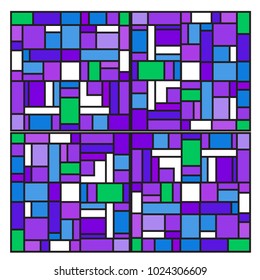 Vector abstract geometric colorful background. Memphis, indian, Brazilian and Mexican pattern.