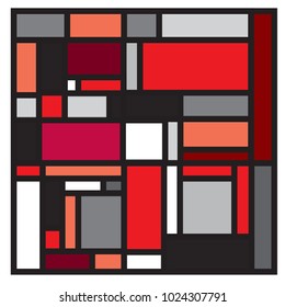 Vector abstract geometric colorful background. Memphis, indian, Brazilian and Mexican pattern.