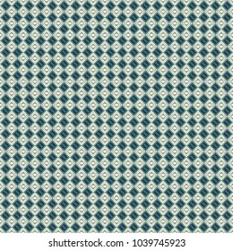 Vector abstract geometric colorful seamless pattern for background. Decorative backdrop in blue, green and brown colors can be used for wallpaper, pattern fills, page background, surface textures.