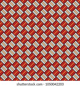 Vector abstract geometric colorful seamless pattern for background. Decorative backdrop in white, pink and black colors can be used for wallpaper, pattern fills, page background, surface textures.