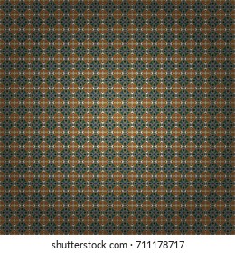 Vector abstract geometric colorful seamless pattern for background. Decorative backdrop in beige, yellow and blue colors can be used for wallpaper, pattern fills, page background, surface textures.