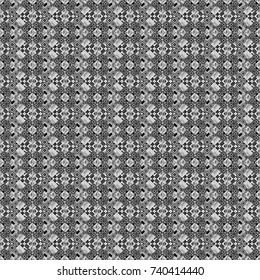 Vector abstract geometric colorful seamless pattern for background. Decorative backdrop in gray, black and white colors can be used for wallpaper, pattern fills, page background, surface textures.