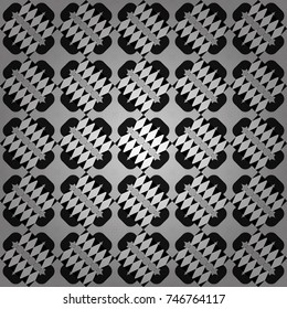Vector abstract geometric colorful seamless pattern for background. Decorative backdrop in white, gray and black colors can be used for wallpaper, pattern fills, page background, surface textures.