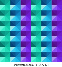 Vector abstract geometric colorful triangles pattern.