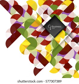 Vector abstract geometric composition. Vector template background for workflow layout, diagram, number options or web design