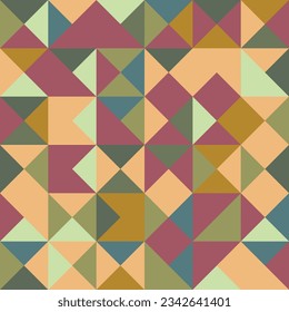 Vector abstract geometric cube and triangle angular colorful pattern. Background for layout design and poster