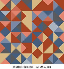Vector abstract geometric cube and triangle angular colorful pattern. Background for layout design and poster