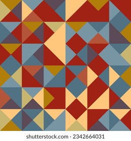 Vector abstract geometric cube and triangle angular colorful pattern. Background for layout design and poster