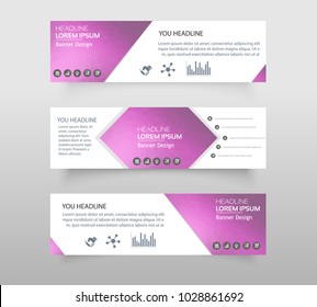 Vector abstract geometric design banner web template. web banner modern low polygon set background design, Geometric background. eps10 vector illustration.