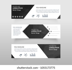 Vector abstract geometric design banner web template. web banner modern low polygon set background design, Geometric background. eps10 vector illustration.