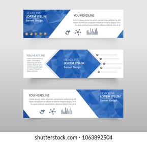 Vector abstract geometric design banner web template. web banner modern low polygon set background design, Geometric background. eps10 vector illustration.