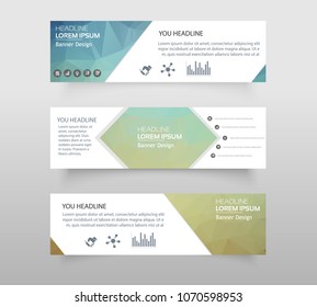 Vector abstract geometric design banner web template. web banner modern low polygon set background design, Geometric background. eps10 vector illustration.