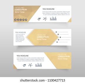 Vector abstract geometric design banner web template. web banner modern low polygon set background design, Geometric background. eps10 vector illustration.