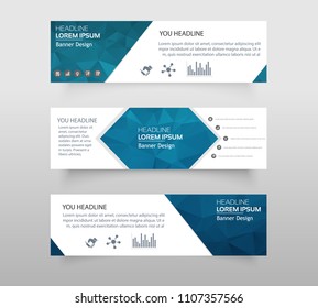 Vector abstract geometric design banner web template. web banner modern low polygon set background design, Geometric background. eps10 vector illustration.