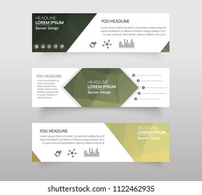 Vector abstract geometric design banner web template. web banner modern low polygon set background design, Geometric background. eps10 vector illustration.
