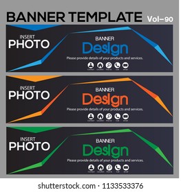  Vector abstract geometric design banner Web Template banner background and banner Collection for Business Designs.