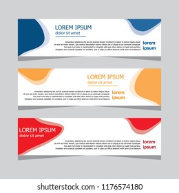Vector abstract geometric design banner web template. Modern template vector design