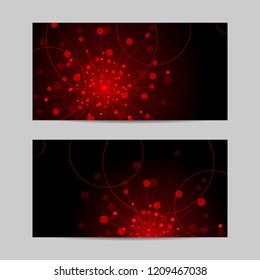 Vector abstract geometric design banner web template.