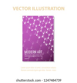 Vector abstract geometric design banner web template.