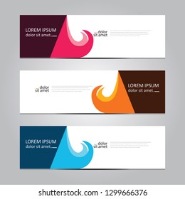 Vector abstract geometric design banner web template. Banner background.modern template design