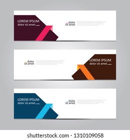 Vector abstract geometric design banner web template. Banner background.modern template design