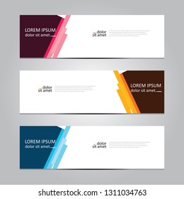 Vector abstract geometric design banner web template. Banner background.modern template design.