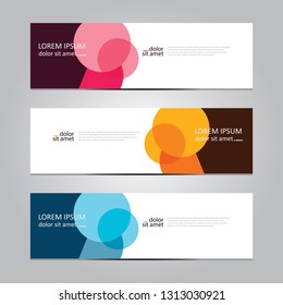 Vector abstract geometric design banner web template. Banner background.modern template design.