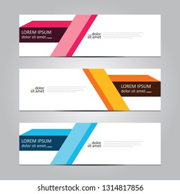 Vector abstract geometric design banner web template. Banner background.modern template design.