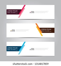 Vector abstract geometric design banner web template. Banner background.modern template design.