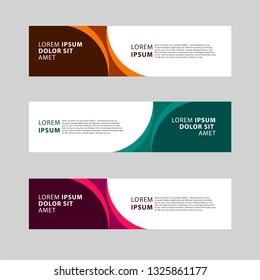 Vector Abstract Geometric Design Banner Web Template 