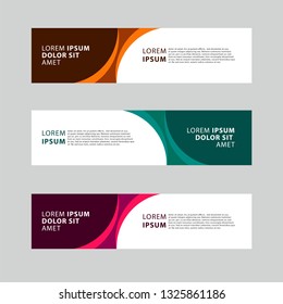 Vector Abstract Geometric Design Banner Web Template 