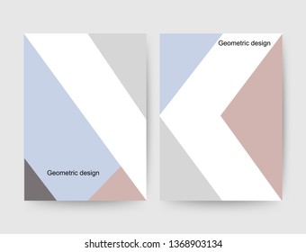 Vector abstract geometric design banner web template. vector illustration