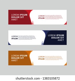 Vector Abstract Geometric Design Banner Web Template