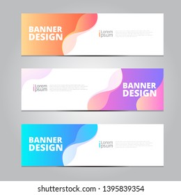 
Vector abstract geometric design banner web template.
