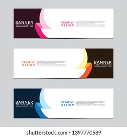 Vector abstract geometric design banner web template. Banner background modern template design .