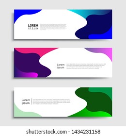 Vector abstract geometric design banner web template and business background template.